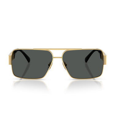 Versace Occhiali da Sole VE2290 100287 Oro Grigio Scuro Uomo