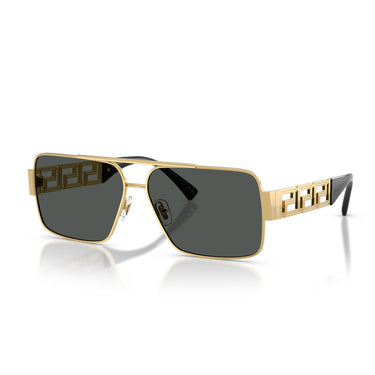 Versace Occhiali da Sole VE2290 100287 Oro Grigio Scuro Uomo 2