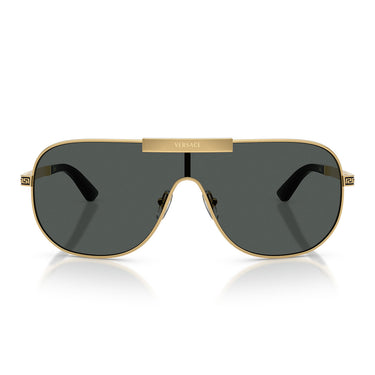 Versace Occhiali da Sole VE2293 100287 Oro/Grigio Scuro Uomo