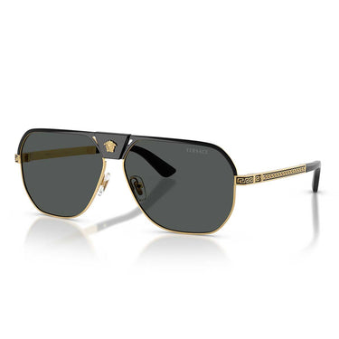 Versace Occhiali da Sole VE2294 100287 Oro/Grigio Scuro Uomo 1