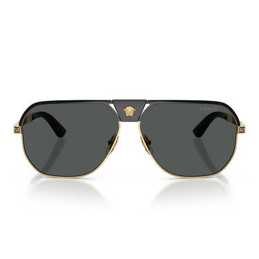 Versace Occhiali da Sole VE2294 100287 Oro/Grigio Scuro Uomo