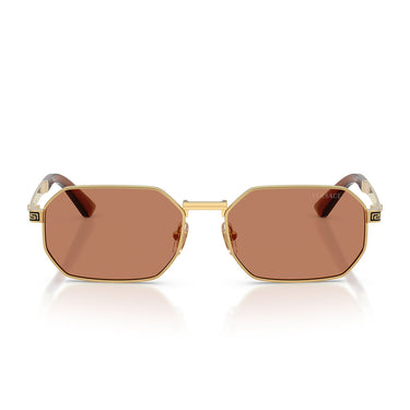 Versace Occhiali da Sole VE2297 100273 Oro Marrone Uomo