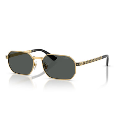 Versace Occhiali da Sole VE2297 100287 Oro Grigio Scuro Uomo 2