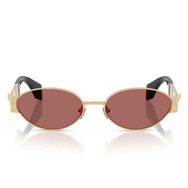 Versace Occhiali da Sole VE2301 152369 Oro/Violetto Scuro Uomo
