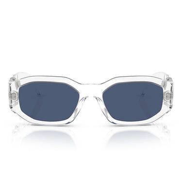 Versace Lunettes de Soleil VE4361 148/80 Biggie Cristallo/Bleu Foncé Unisexe