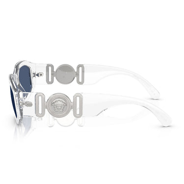 Versace Lunettes de Soleil VE4361 148/80 Biggie Cristallo/Blu Scuro Unisexe 2