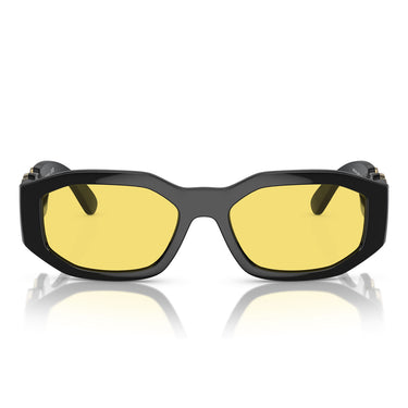 Versace Lunettes de Soleil VE4361 GB1/85 Biggie Noir/Jaune Unisexe