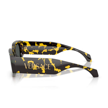 Versace Lunettes de Soleil VE4489U 552887 Havana/Gris Foncé Unisexe