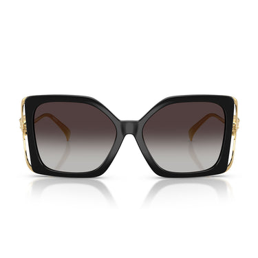 Versace Occhiali da Sole VE4502U GB1 87 Nero Grigio Chiaro Sfumato Nero Donna