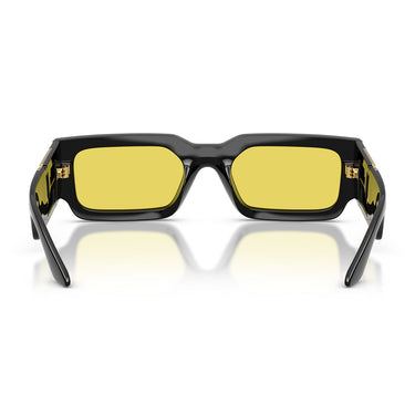 Versace Occhiali da Sole VE4506U GB1 85 Nero Giallo Uomo 4