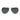 Versace Lunettes de Soleil VE2231 100287 Or/Gris Foncé Unisexe