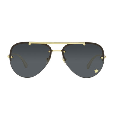 Versace Sonnenbrille VE2231 100287 Gold/Dunkelgrau Unisex