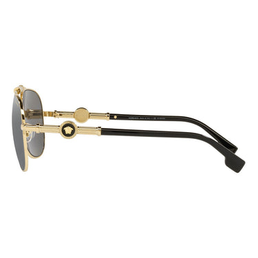 Versace Sunglasses VE2236 1002Z3 Gold/Grey Mirror Unisex Polarized 3