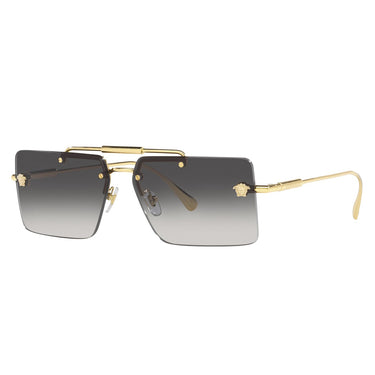 Versace Okulary Przeciwsłoneczne VE2245 10028G Złoto/Szary Gradient Unisex 2