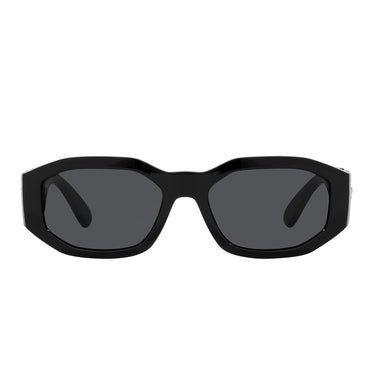 Versace Lunettes de Soleil VE4361 542287 Biggie Noir/Gris Foncé Unisexe