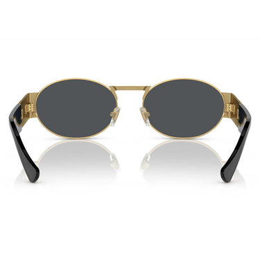 Versace Lunettes de Soleil VE2264 100287 Or/Gris Foncé Unisexe 3