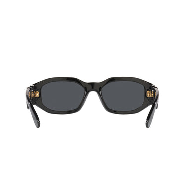 Versace Occhiali da Sole VE4361 536087 Biggie Nero/Grigio Scuro Unisex 4