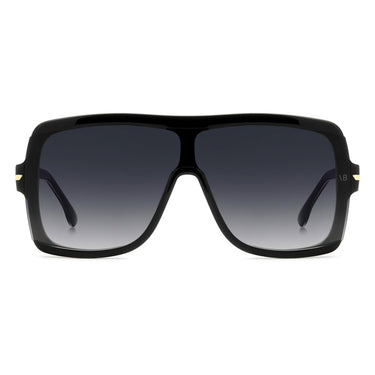 Victoria Beckham Occhiali da Sole VB 7003 S EI708 Nero Cristallo Blu Sfumato Donna