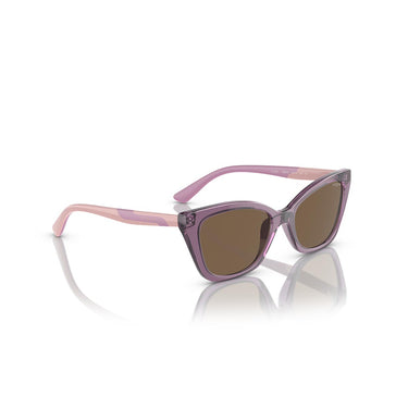 Vogue Occhiali da Sole VJ2020 306473 Viola Trasparente/Marrone Scuro Bambini