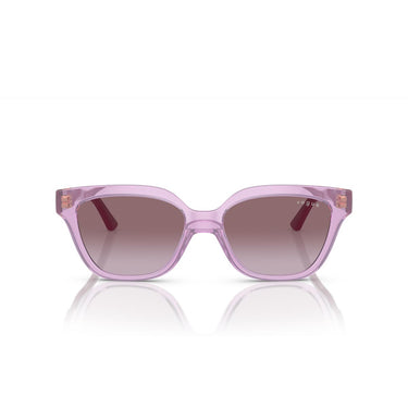 Vogue Occhiali da Sole VJ2021 27808H Rosa Trasparente/Viola Sfumato Bambini