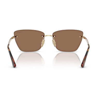 Vogue Sunglasses VO4332S 848/73 Pale Gold/Dark Brown Women's