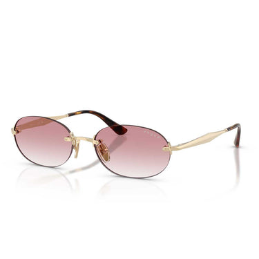 Vogue Occhiali da Sole VO4342S 848/3B Oro Pallido/Trasparente Sfumato Rosa Donna 2