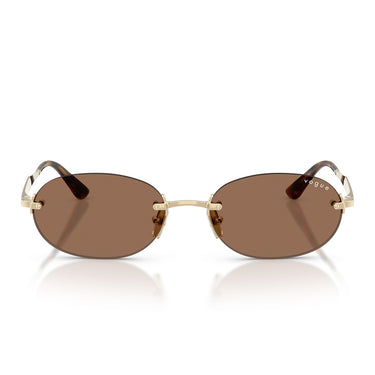 Vogue Occhiali da Sole VO4342S 848/73 Oro Pallido/Marrone Scuro Donna