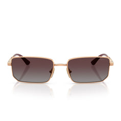 Vogue Occhiali da Sole VO4352S 515262 Oro Rosè Grigio Sfumato Viola Donna Polarizzati