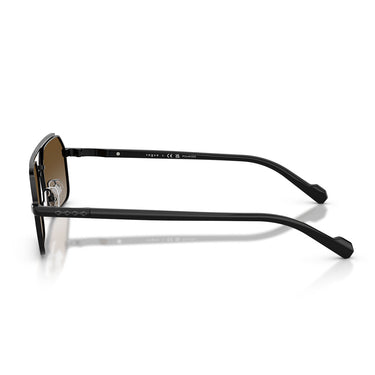 Vogue Occhiali da Sole VO4356S 352 T5 Nero Grigio Sfumato Marrone Uomo Polarizzati 3