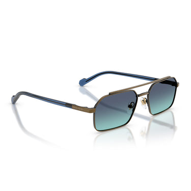 Vogue Occhiali da Sole VO4356S 51374S Oro Antico Azzurro Sfumato Blu Uomo 5