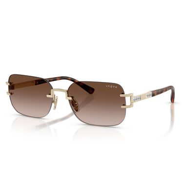 Vogue Occhiali da Sole VO4367SB 848 13 Oro Pallido Marrone Sfumato Donna 2