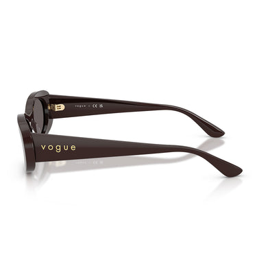Vogue Occhiali da Sole VO5582S 225287 Marrone Pieno Nero Fumo Donna 3