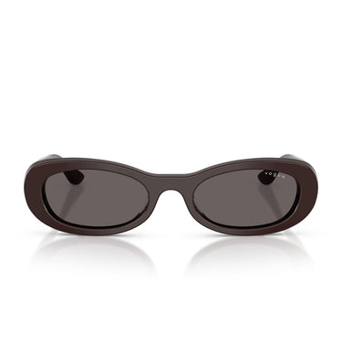 Vogue Occhiali da Sole VO5582S 225287 Marrone Pieno Nero Fumo Donna