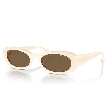 Vogue Occhiali da Sole VO5582S 316773 Full Ivory Marrone Scuro Donna 2