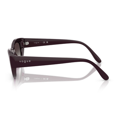 Vogue Occhiali da Sole VO5616S 24268G Bordeaux Full Grigio Sfumato Donna 3