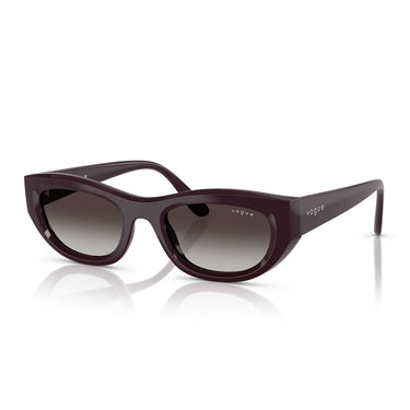 Vogue Occhiali da Sole VO5616S 24268G Bordeaux Full Grigio Sfumato Donna 2