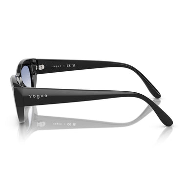 Vogue Occhiali da Sole VO5616S W44 19 Nero Trasparente Sfumato Azzurro Donna 3
