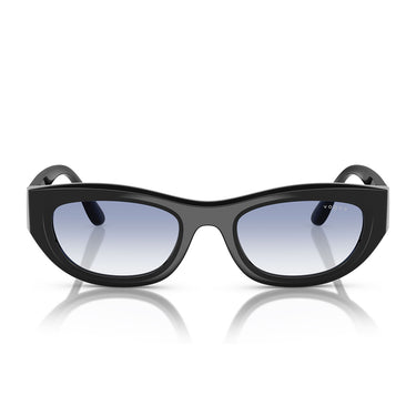 Vogue Occhiali da Sole VO5616S W44 19 Nero Trasparente Sfumato Azzurro Donna