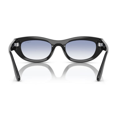 Vogue Occhiali da Sole VO5616S W44 19 Nero Trasparente Sfumato Azzurro Donna 4
