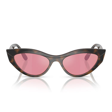 Vogue Occhiali da Sole VO5637SU 2386F6 Marrone Chiaro Rosa Scuro Specchiato Donna