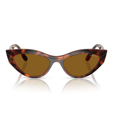 Vogue Occhiali da Sole VO5637SU W65683 Marrone Scuro Marrone Scuro Donna Polarizzati