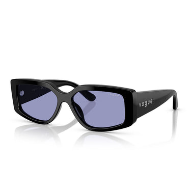 Vogue Occhiali da Sole VO5642SU W44 76 Nero Violetto Scuro Donna 2