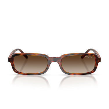 Vogue Occhiali da Sole VO5666S W65613 Marrone Scuro Marrone Sfumato Donna