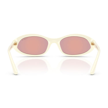 Vogue Occhiali da Sole VO5727SU 32397J Crema Pieno Arancione Specchiato Oro Rosa Donna 4