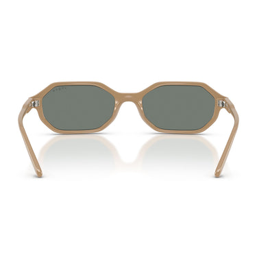 Vogue Occhiali da Sole VO5749S 33261N Taupe Pieno Azzurro Specchiato Argento Donna 4