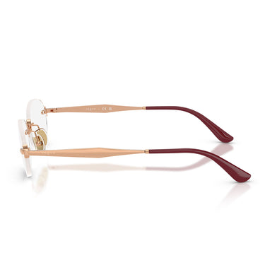 Vogue Occhiali da Vista VO4343 5152 Oro Rosè Trasparente Donna 3