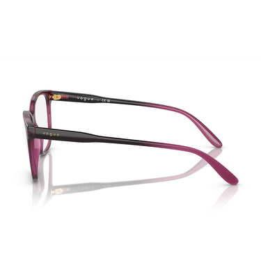 Vogue Gafas graduadas VO5518 2989 Rojo cereza oscuro Transparente/Transparente Mujer