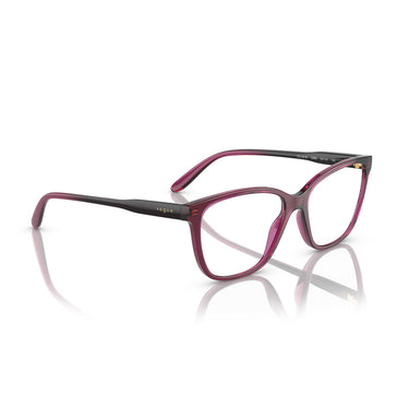 Vogue Gafas graduadas VO5518 2989 Rojo cereza oscuro Transparente/Transparente Mujer