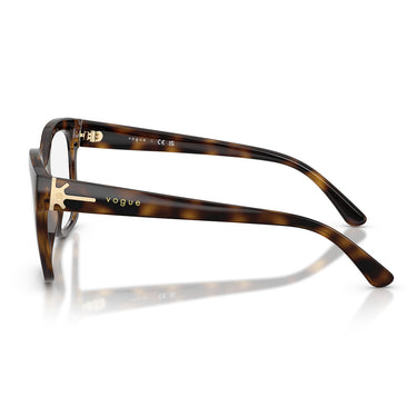 Vogue Occhiali da Vista VO5691 W656 Marrone Scuro Trasparente Donna 3