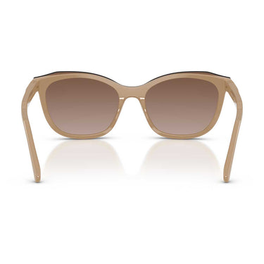 Vogue Occhiali da Vista VO5746S 33261W Taupe Pieno/Trasparente con Clip Donna 5